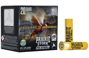 Image of Federal Premium Prairie Storm 20 Gauge 3in #3 Shot 7/8oz 1500 ft/s Centerfire Shotgun Shot Ammo, 25 Rounds, PFSX207FS 3