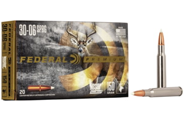 Image of Federal Premium Rifle Ammo, .30-06 Springfield, Nosler AccuBond, 150 grain, 20 Rounds, P3006A3