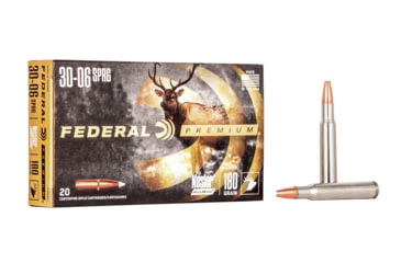 Image of Federal Premium Rifle Ammo, .30-06 Springfield, Nosler AccuBond, 180 grain, 20 Rounds, P3006A1
