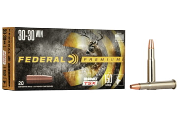 Image of Federal Premium Barnes TSX .30-30 Winchester 150 Grain Barnes Triple-Shock X Centerfire Rifle Ammo, 20 Rounds, P3030G