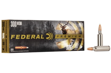 Image of Federal Premium Rifle Ammo, .300 Winchester Short Magnum, Nosler AccuBond, 180 grain, 20 Rounds, P300WSMA1