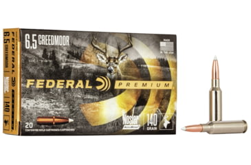 Image of Federal Premium Rifle Ammo, 6.5 Creedmoor, Nosler AccuBond, 140 grain, 20 Rounds, P65CRDA1