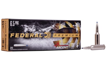 Image of Federal Premium TERMinAL ASCENT 6.5 PRC 130 Grain Terminal Ascent Centerfire Rifle Ammo, 20 Rounds, P65PRCTA1