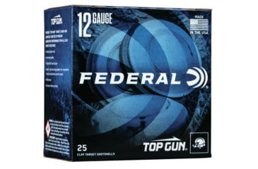 Image of Federal Premium Top 12 Gauge 1.125 oz Top Gun Centerfire Shotgun Ammo, 7.5 Shot, 25 Rounds, TGL12 7.5, TGL12 7.5