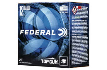 Image of Federal Premium Top 12 Gauge 1.125 oz Top Gun Centerfire Shotgun Ammo, 9 Shot, 25 Rounds, TGL12 9, TGL12 9