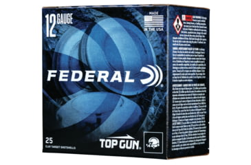 Image of Federal Premium Top Gun 12 Gauge 1oz Top Gun Centerfire Shotgun Ammo, 1180FPS, 7.5 Shot, 25 Rounds, TG121 7.5