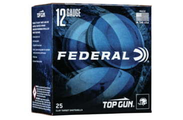 Image of Federal Premium Top 12 Gauge 1 oz Top Gun Centerfire Shotgun Ammo, 7.5 Shot, 25 Rounds, TG121 7.5, TG121 7.5