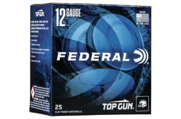 Image of Federal Premium Top 12 Gauge 1 oz Top Gun Centerfire Shotgun Ammo, 8 Shot, 25 Rounds, TG121 8, TG121 8