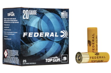 Image of Federal Premium Top Gun 20 Gauge 7/8oz Top Gun Centerfire Shotgun Ammo, 8 Shot, 25 Rounds, TG20 8