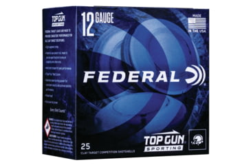 Image of Federal Premium Top Gun 12 Gauge 1oz Sporting Shotgun Ammo, 1300 FPS, 8 Shot, 25 Rounds, TGSH12 8