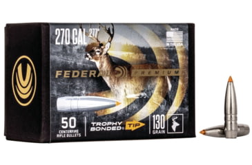 Image of Federal Premium Trophy Bonded Tip Component Bullet, .277 130Gr, PB277TT130
