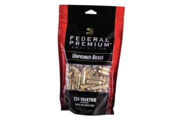 Image of Federal Premium Unprimed Empty Brass-Rifle, 224 Valkyrie, PR224VLKUPB100