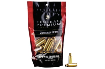 Image of Federal Premium Unprimed Empty Brass-Rifle, 270 Win Short Magnum, PR270WSMUPB50