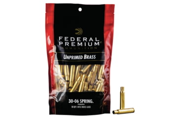 Image of Federal Premium Unprimed Empty Brass-Rifle, 30-06 Springfield, PR3006UPB50