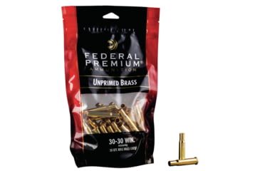 Image of Federal Premium Unprimed Empty Brass-Rifle, 30-30 Win, PR3030UPB50