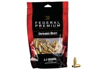 Image of Federal Premium Unprimed Empty Brass-Rifle, 6.5 Grendel, PR65GDLUPB50