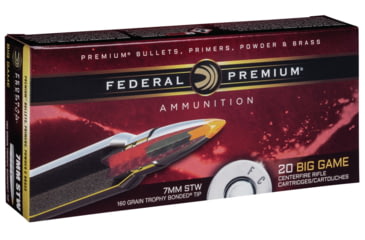 Image of Federal Premium Vital-Shok Rifle Ammo, 7mm Shooting Times Westerner, Trophy Bonded Tip, 160 grain, 20 Rounds, P7STWTT1