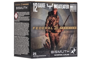 Image of Federal Premium Wing Shok 12 Gauge 1.25 oz Bismuth Centerfire Shotgun Ammo, 5 Shot, 25 Rounds, PBIX144 5, PBIX144 5