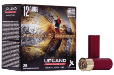 Image of Federal Premium Wing Shok 12 Gauge 1 3/8oz Upland High Velocity Centerfire Shotgun Ammo, 5 Shot, 25 Rounds, P138 5