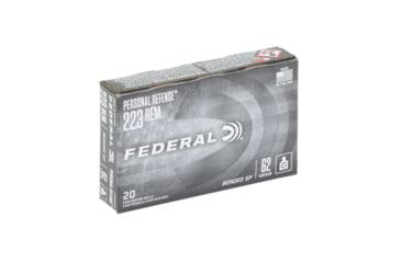 Image of Federal Tactical Bonded, 223 Remington, 62 Grain, Bonded Soft Point, 20 Round Box TCB223SP