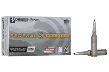 Image of Federal Terminal Ascent 6.5 Creedmoor 130 grain Federal Premium Peak Alloy Cased Rifle Ammunition