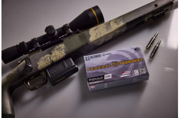 Image of Federal Terminal Ascent 6.5 Creedmoor 130 grain Federal Premium Peak Alloy Cased Rifle Ammunition