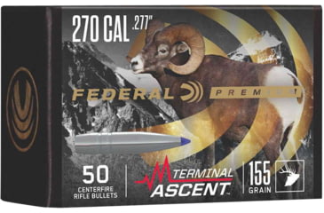 Image of Federal Terminal Ascent Component Bullet .277 155 Grain Rifle Bullet, 50, PB277TA2