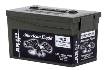Image of Federal XM193LPC120 American Eagle XM 5.56 NATO 55 Gr Full Metal Jacket Boat Tai