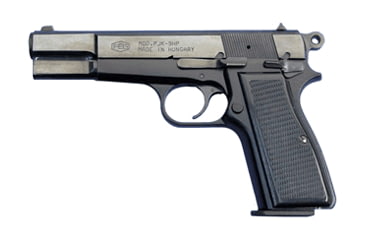 Image of FEG Defense PJK-9HP- P9M Pistol, 9mm Luger, 4.65in barrel, blued finish steel frame, black checkered plastic grip, recoil operated semi-automatic, fixed, 13 round magazine, FEGPJK9HPP9M9MM4.651FRRMPG
