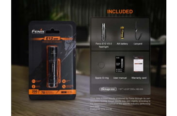 Image of Fenix 200 Lumen EDC Flashlight, 1408714