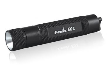 Image of Fenix E01 13 Lumens Flashlight with Battery, Black, 13 E01GSBK-B