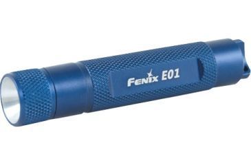 Image of Fenix E01 13 Lumens Flashlight with Battery, Blue, 13 E01GSBL-B