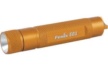Image of Fenix E01 13 Lumens Flashlight with Battery, Gold, 13 E01GSGD-B