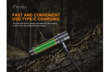 Image of Fenix E28 R Rechargeable Flashlight, E28R