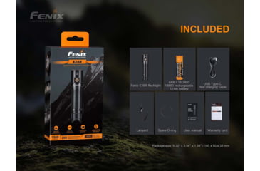Image of Fenix E28 R Rechargeable Flashlight, E28R