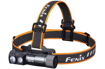 Image of Fenix HM71R, Headlamp, White LED, 2,700 Lumens, Matte Finish, Black, Includes Headband and Rechargeable ARB-L21-5000 Battery