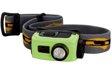 Image of Fenix HL22 CREE XP-E R4 LED Headlamp, 120 Lumens, Green, Runs on 1x AA, with NiMH-Alkaline Batteries FENIX-HL22-XPE-GREEN