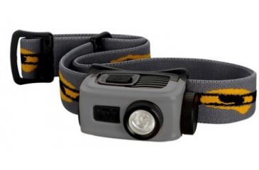Image of Fenix HL22 CREE XP-E R4 LED Headlamp, 120 Lumens, Grey, Runs on 1x AA, with NiMH-Alkaline Batteries FENIX-HL22-XPE-GREY