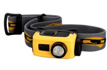 Image of Fenix HL22 CREE XP-E R4 LED Headlamp, 120 Lumens, Orange, Runs on 1x AA, with NiMH-Alkaline Batteries FENIX-HL22-XPE-ORANGE