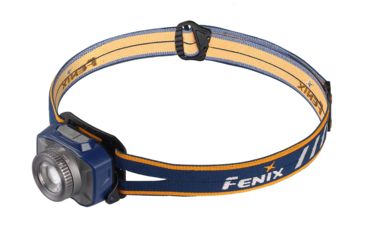 Image of Fenix Rechargeable Focusable LED Headlamp CREE XP-L HI V2 LED 600 Lumens Includes Built-In Li-Poly Battery Pack, Blue, HL40XPBL