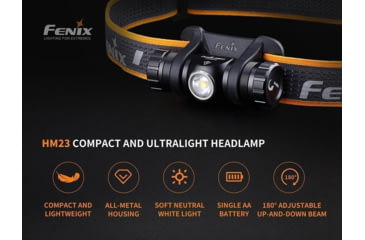 Image of Fenix HM 23 Headlamp, HM23NLBK