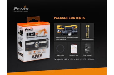 Image of Fenix HM 23 Headlamp, HM23NLBK