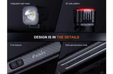 Image of Fenix Fenix BC28R Rechargeable Lithium Ion 2500 Lumens LED Bike Light, Black, BC28RBCBK