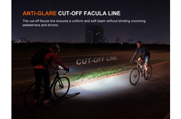 Image of Fenix Fenix BC28R Rechargeable Lithium Ion 2500 Lumens LED Bike Light, Black, BC28RBCBK