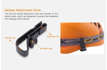 Image of Fenix Lighting ALD-02 Helmet Headlamp Hooks