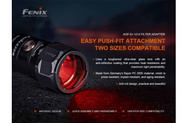 Image of Fenix Lighting AOF-SV2R Filter Adapter