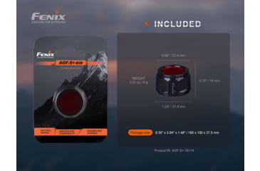 Image of Fenix Lighting AOF-SV2R Filter Adapter, Red, AOF-SV2R