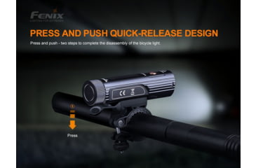 Image of Fenix BC26R Lithium Ion 1600 Lumens Bike Light, Black, BC26RXBK