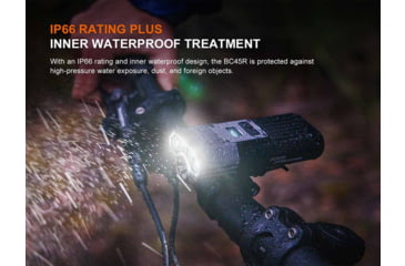 Image of Fenix Lighting BC45R Rechargeable Bike Light, 3300 Lumen