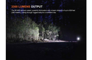 Image of Fenix Lighting BC45R Rechargeable Bike Light, 3300 Lumen